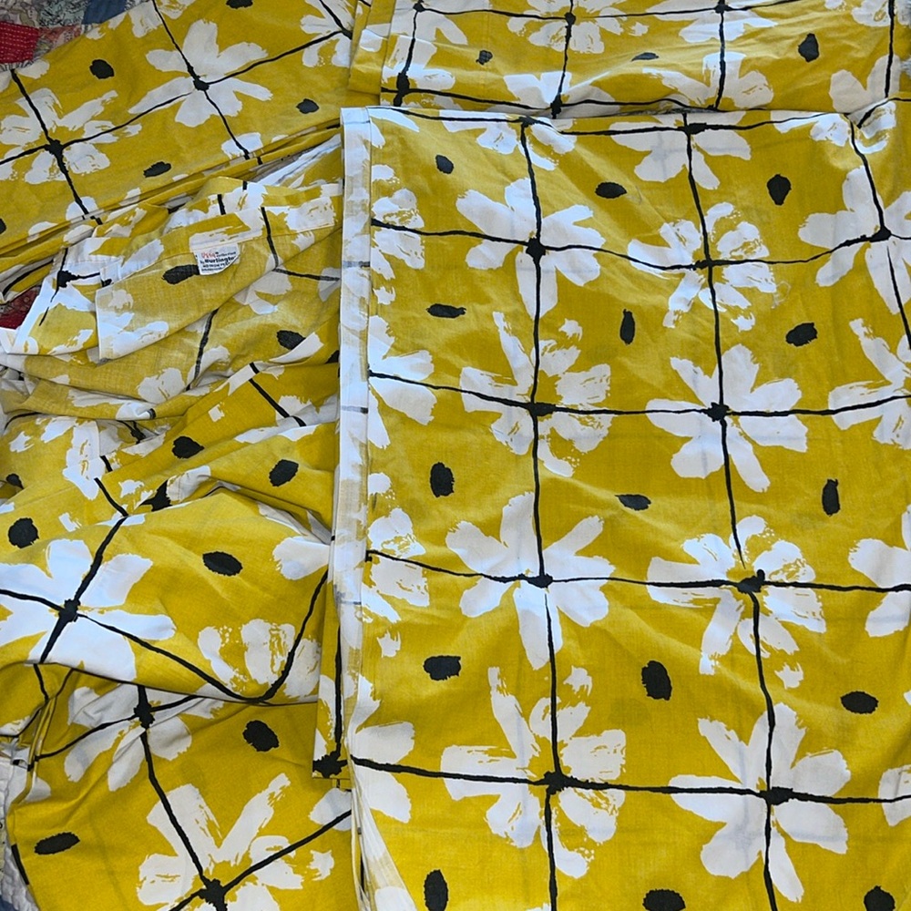 Vintage Vera Neumann King sheet set pillowcases